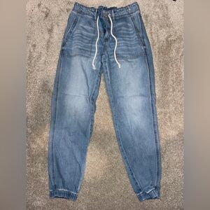 American Eagle Outfitters Light Blue Jogger Jeans